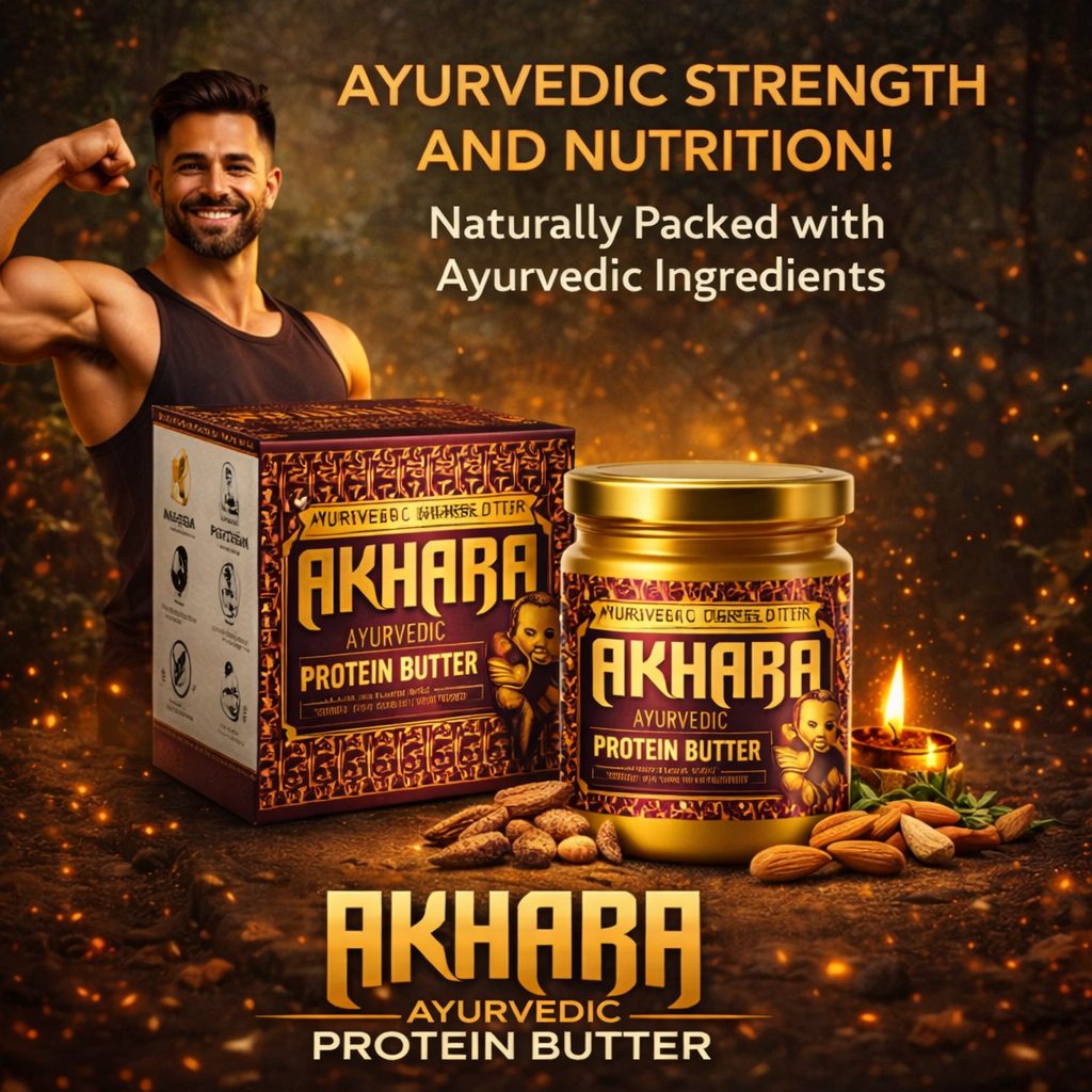 Akhara High Protein Ayurvedic Butter | Natural Nutrition for Strength, Stamina & Immunity