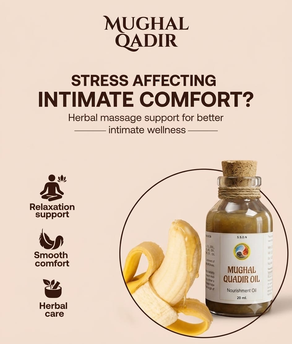 Jannat Men's Wellness Combo | 2 Jannat Capsule Packs + Mughal Qadir Herbal Massage Oil | Ayurvedic Men's Vitality & Wellness Kit
